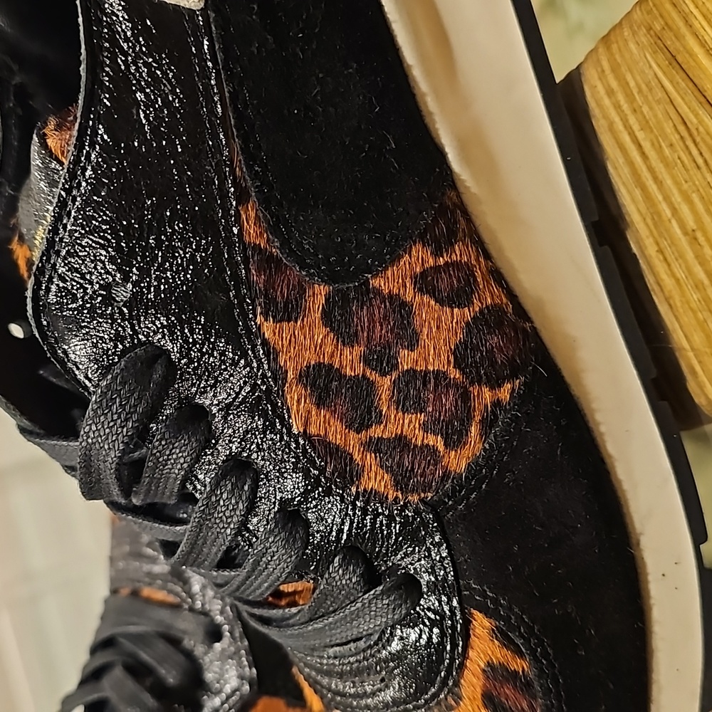Philippe Model Leopard Print Montecarlo Sneakers - image 7